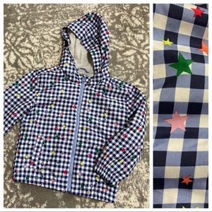 GAP KIDS Jersey Lined Lightweight Hoodie Jacket Size 4